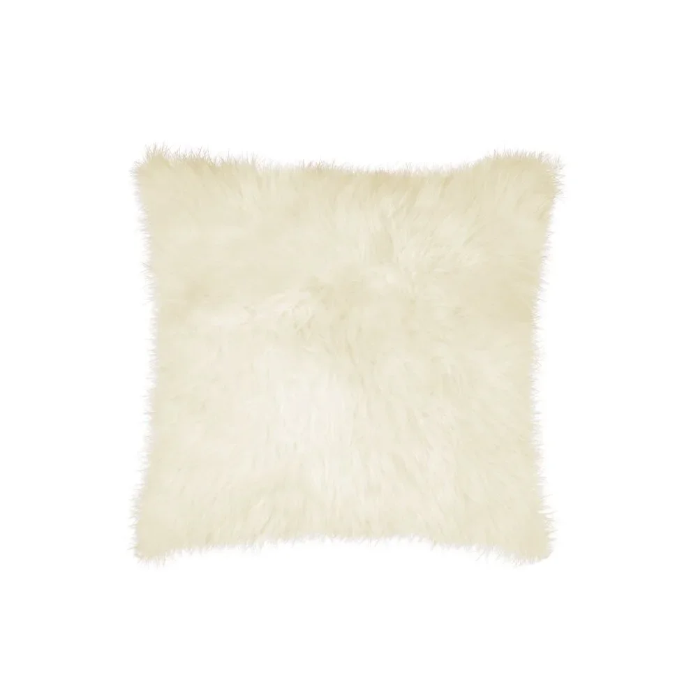 Natural Home Decor New Zealand Sheepskin Pillow | 1-Piece | Natural | 18